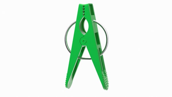 Kunststoff-Wäscheklammer Grün 3D-Modell TurboSquid 1922211