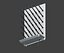 Wall Mounted Laboratory Glassware Drying Rack
