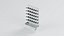 Wall Mounted Laboratory Glassware Drying Rack