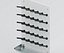 Wall Mounted Laboratory Glassware Drying Rack