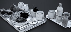 AIRLINE PREMIUM ECONOMY CONTINENTAL BREAKFAST 2024 FBX