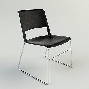 3d model chair - materials