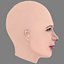 Michelle Williams Head - No Hair - Low poly head for game