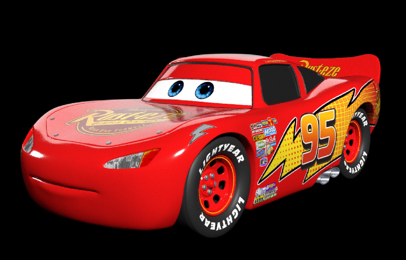 Lightning McQueen 3D Model TurboSquid 1933282