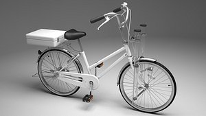 3ds max officer bicycle