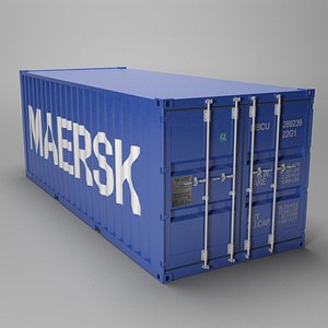 shipping container 3d model