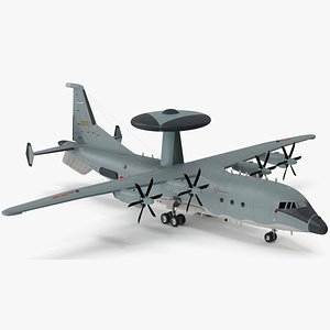 Shaanxi KJ-500 Rigged for Maya 3D model