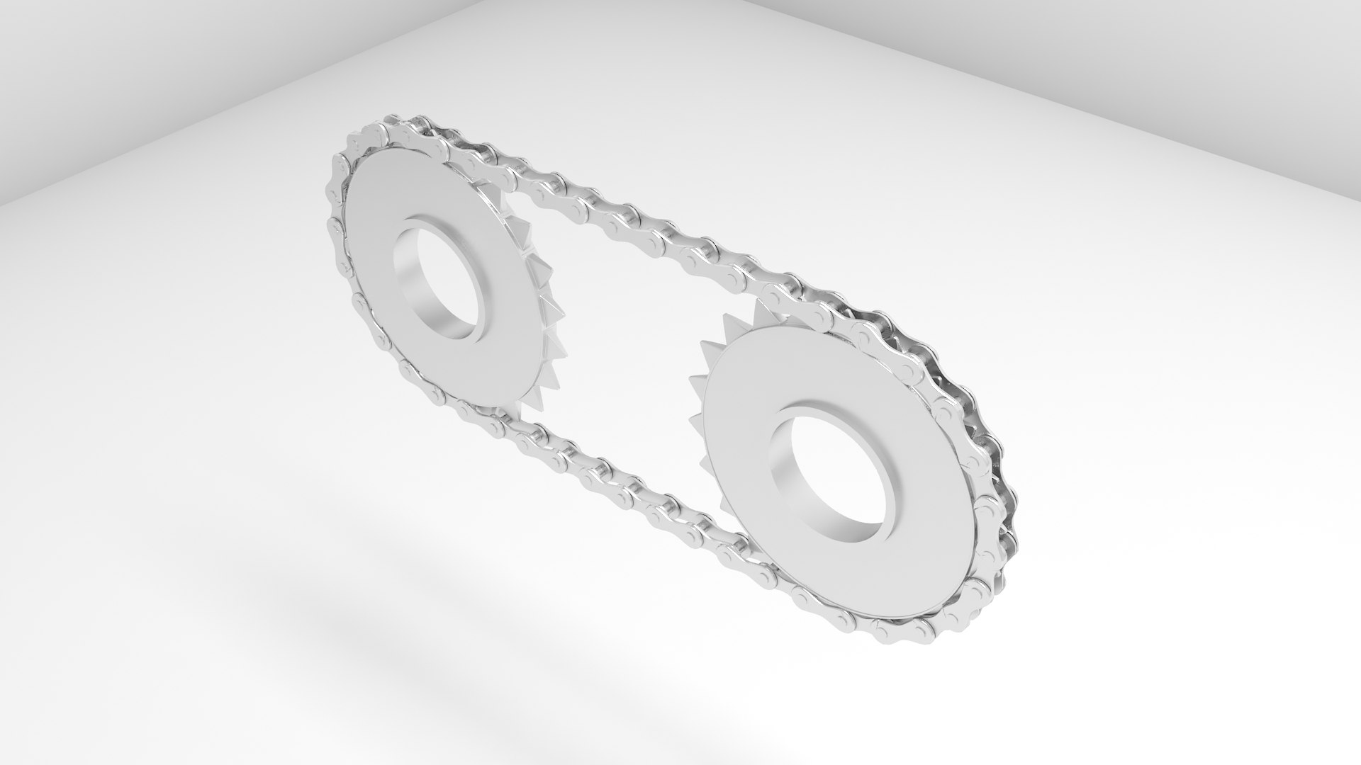 Chain And Sprocket Mechanism Model TurboSquid 2073197