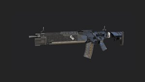 Pistol 3D Model 048 3D model