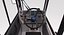 Airport Container Pallet Transporter Pulsar 7 Rigged 3D Model