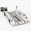 Airport Container Pallet Transporter Pulsar 7 Rigged 3D Model