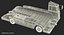 Airport Container Pallet Transporter Pulsar 7 Rigged 3D Model