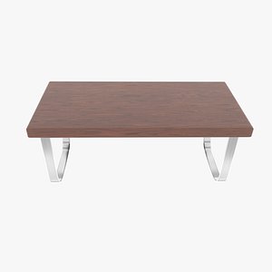Rounded Steel Legs Table