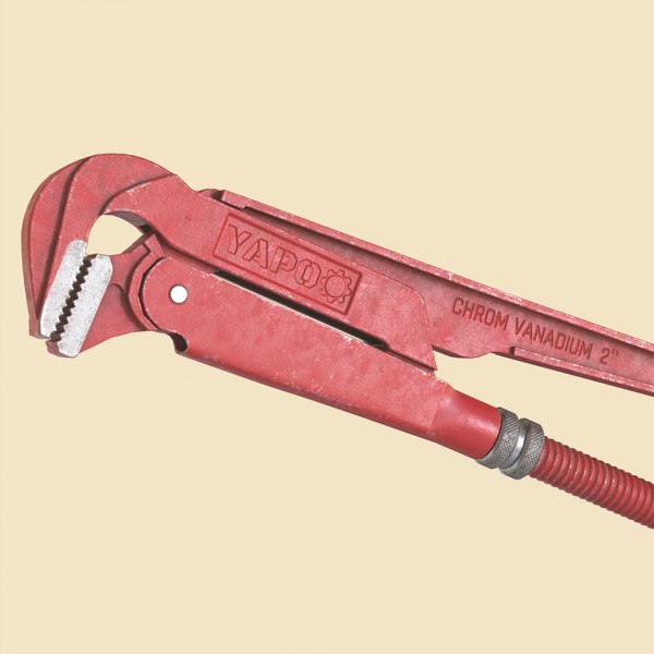3D model Adjustable Pipe Wrench AAA Game Ready Prop Asset - TurboSquid  2030782