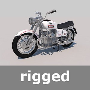 Rigged Moto Guzzi Speciale V7 750 1960
