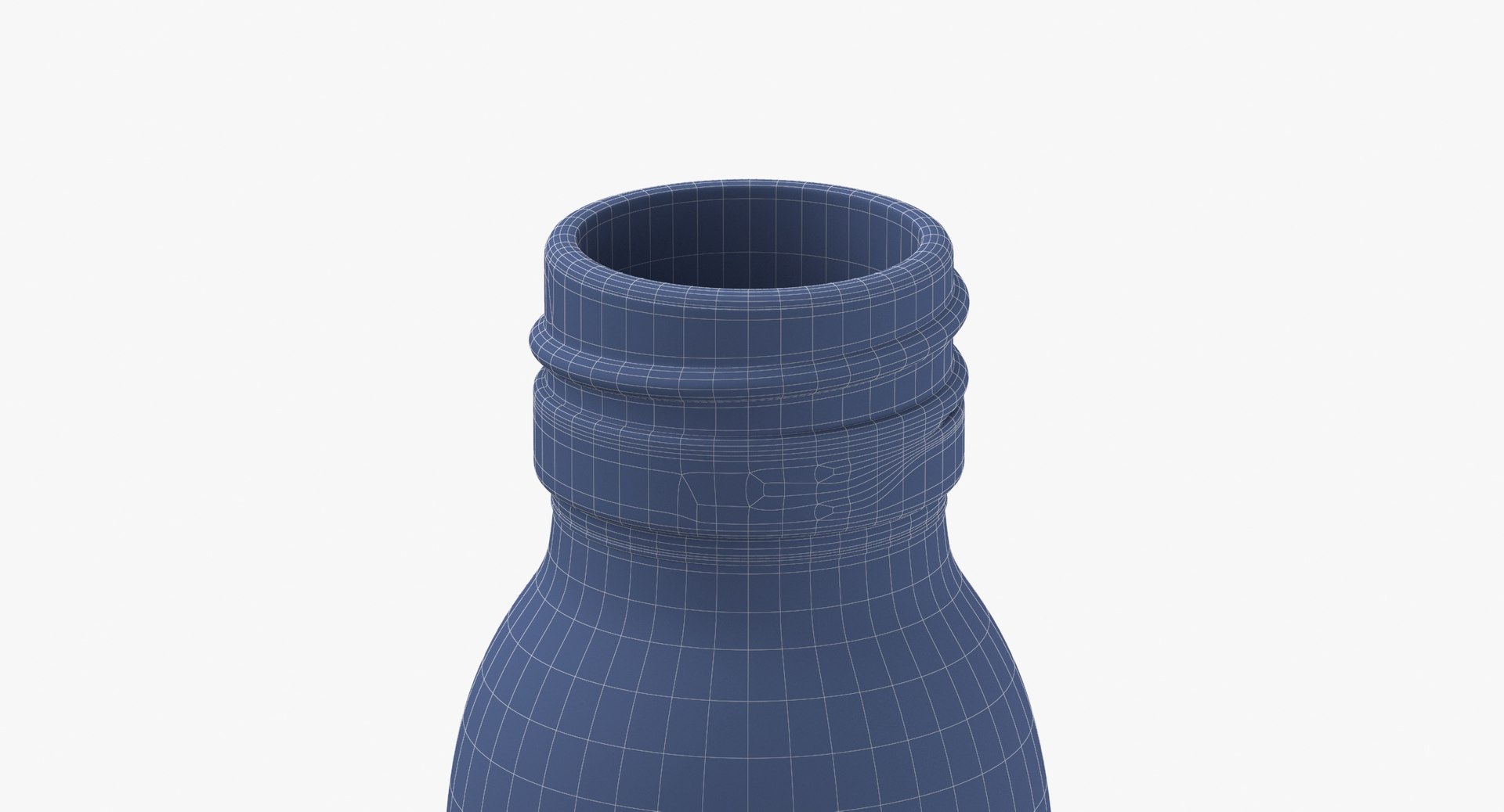 3D Model Glass Syrup Bottle 60ml - TurboSquid 2019645