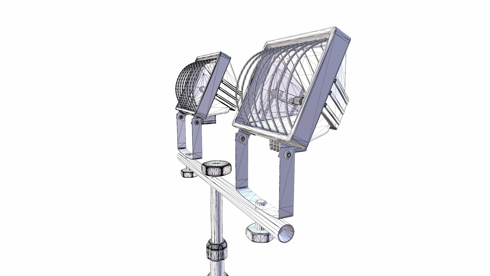 Halogen Projectors 3D Model - TurboSquid 2343677