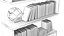 Arbeitszimmer C - Bibliothek mit rosa Samt - HQ Low Poly Archviz