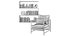 Arbeitszimmer C - Bibliothek mit rosa Samt - HQ Low Poly Archviz