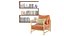 Arbeitszimmer C - Bibliothek mit rosa Samt - HQ Low Poly Archviz