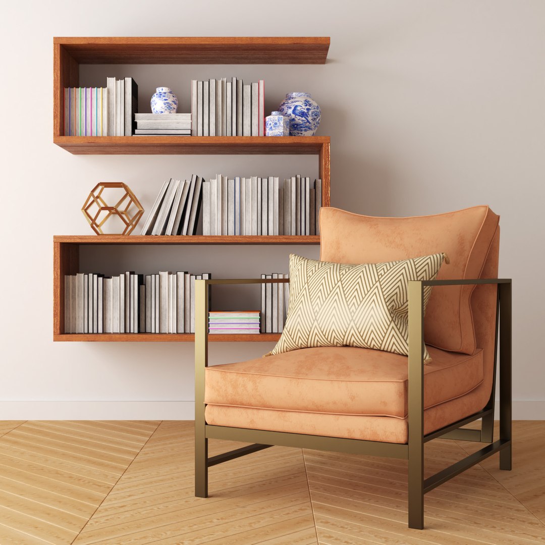 3D - books interior - TurboSquid 1535391