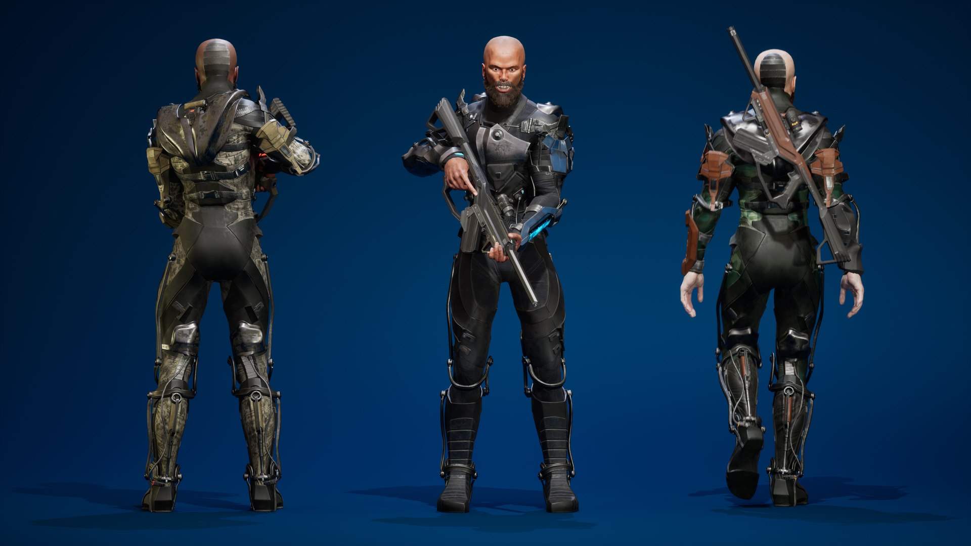 ExoSoldier 01 3D https://p.turbosquid.com/ts-thumb/45/rXz7qQ/zk/3pose.0932/jpg/1725256992/1920x1080/fit_q87/791b51c00bee44406bc41a355bae7af6fac49bfe/3pose.0932.jpg