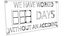 Humorous Workday Accident Counter