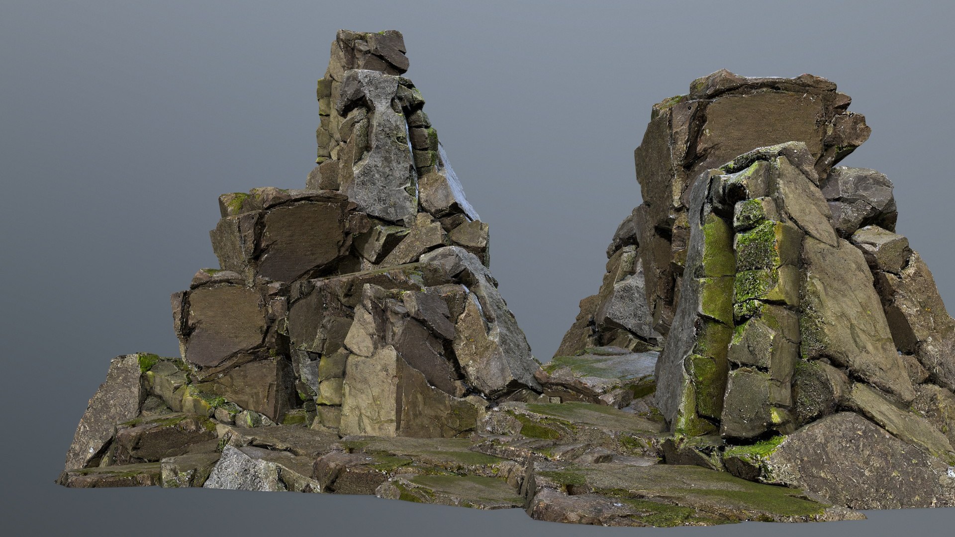 Cliff Rocks 3D Model - TurboSquid 2254711