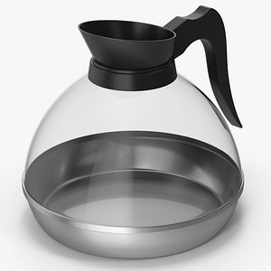 3D Glass Coffee Pot model