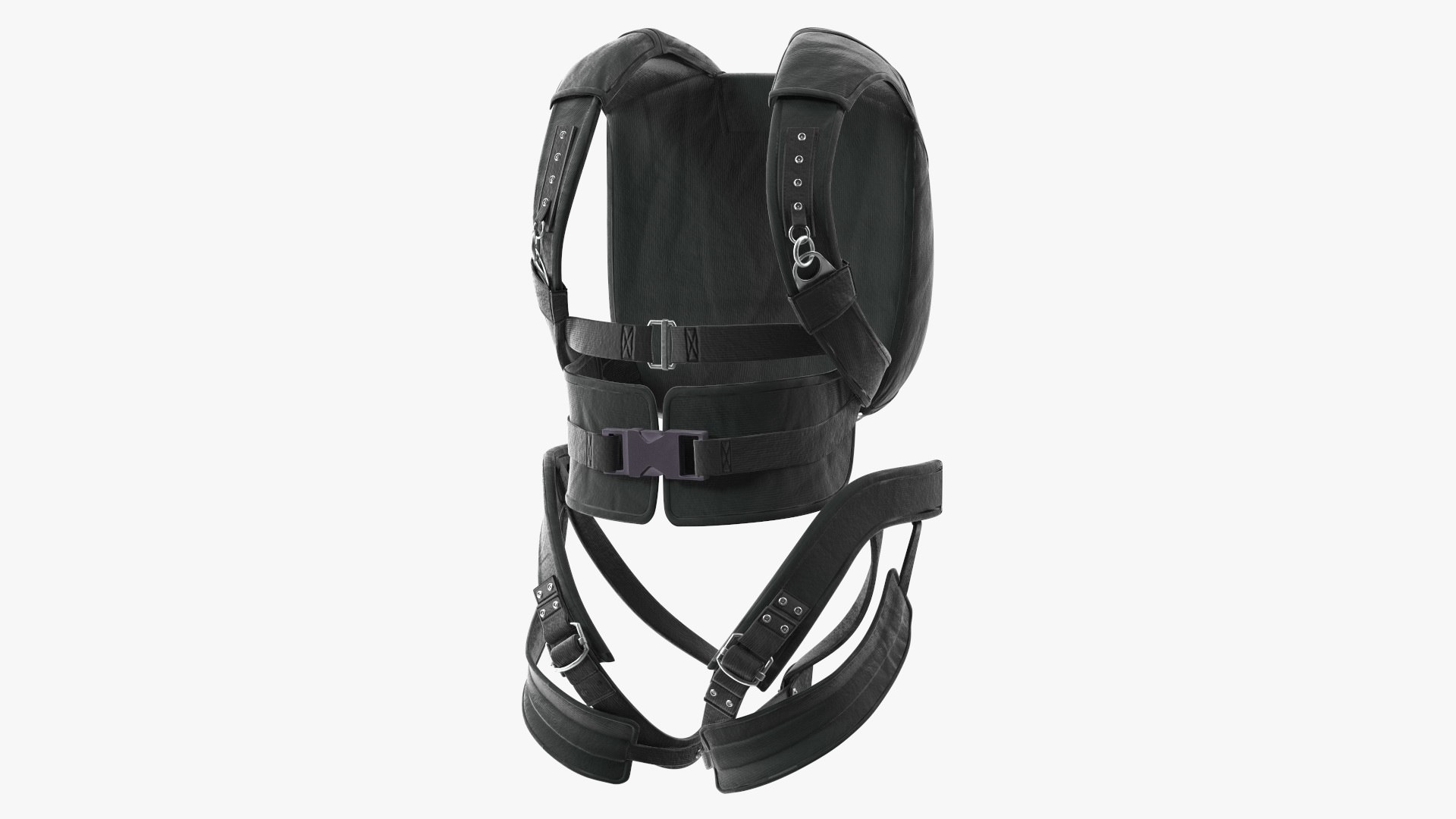 Backpack Parachute 3D model preview