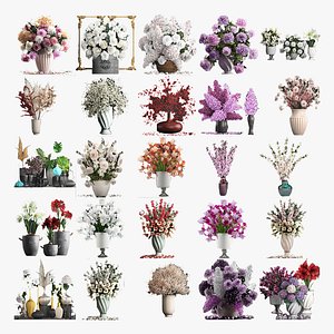 Collection of bouquets 40 pieces