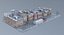 3D city block model