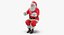 Papai Noel e coleção de renas