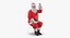 Papai Noel e coleção de renas