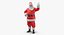 Papai Noel e coleção de renas