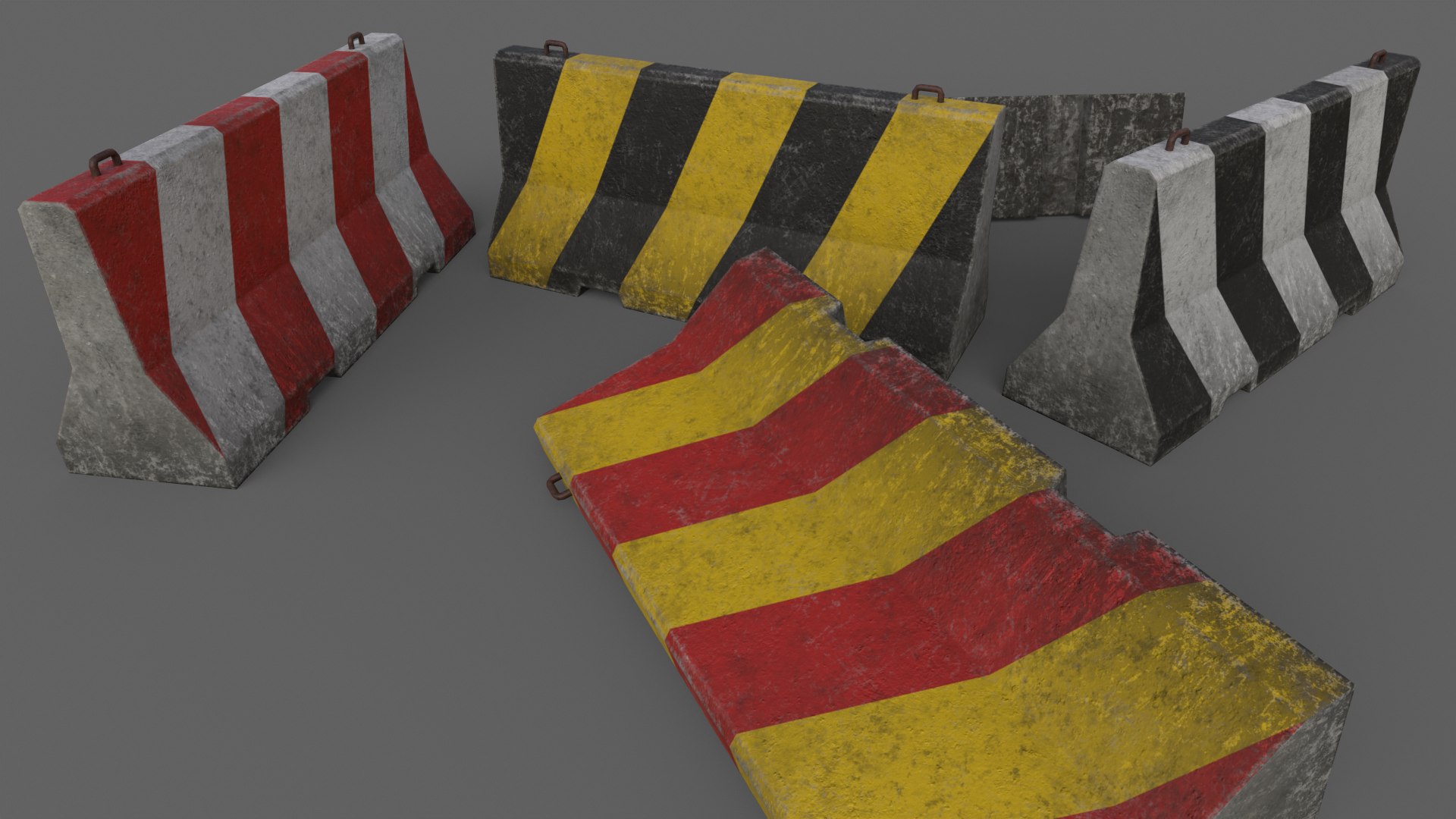 3D PBR Concrete Barrier - Collection https://p.turbosquid.com/ts-thumb/46/35f0ds/fm/90_a/png/1623244986/1920x1080/fit_q87/a3c42573fa4b984446a9640cc694d1cf4b5b4140/90_a.jpg