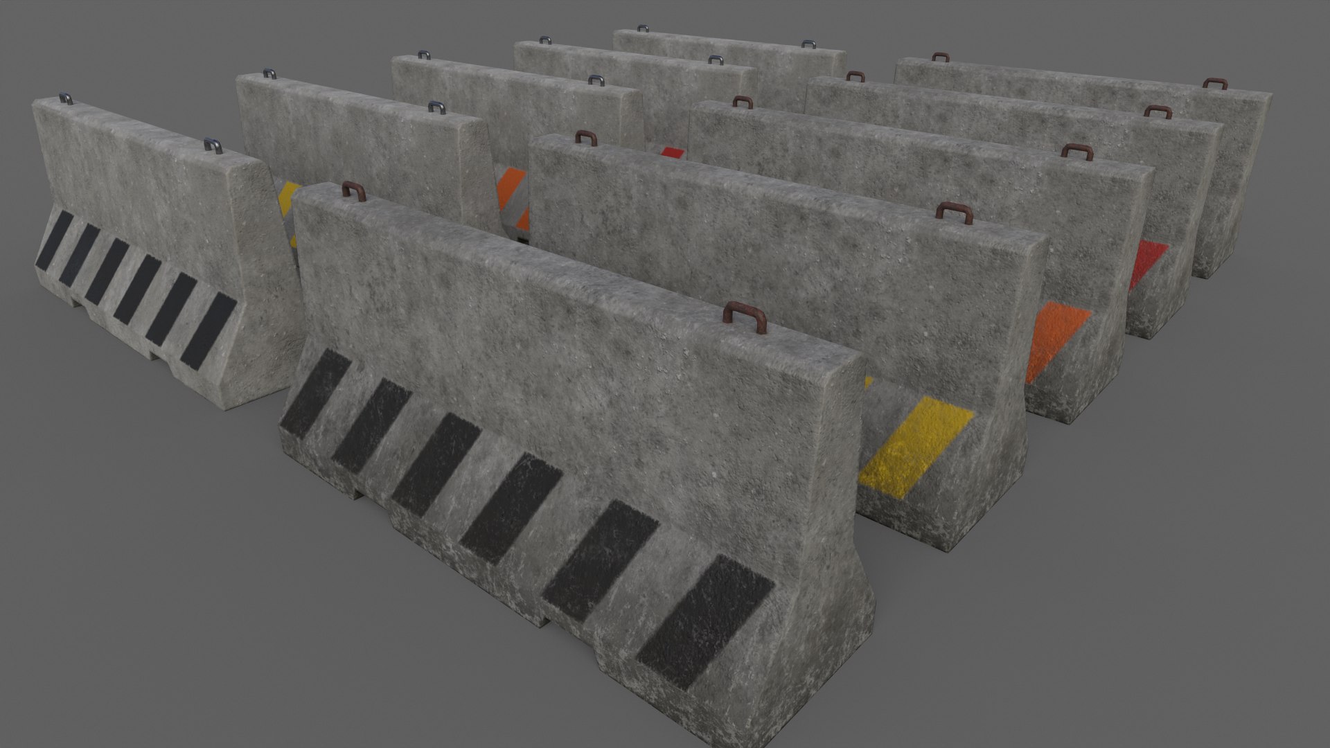 3D PBR Concrete Barrier - Collection https://p.turbosquid.com/ts-thumb/46/35f0ds/gW/40/png/1623244983/1920x1080/fit_q87/f02d3338d9a057566e7da8ffcb644c928cb4b266/40.jpg