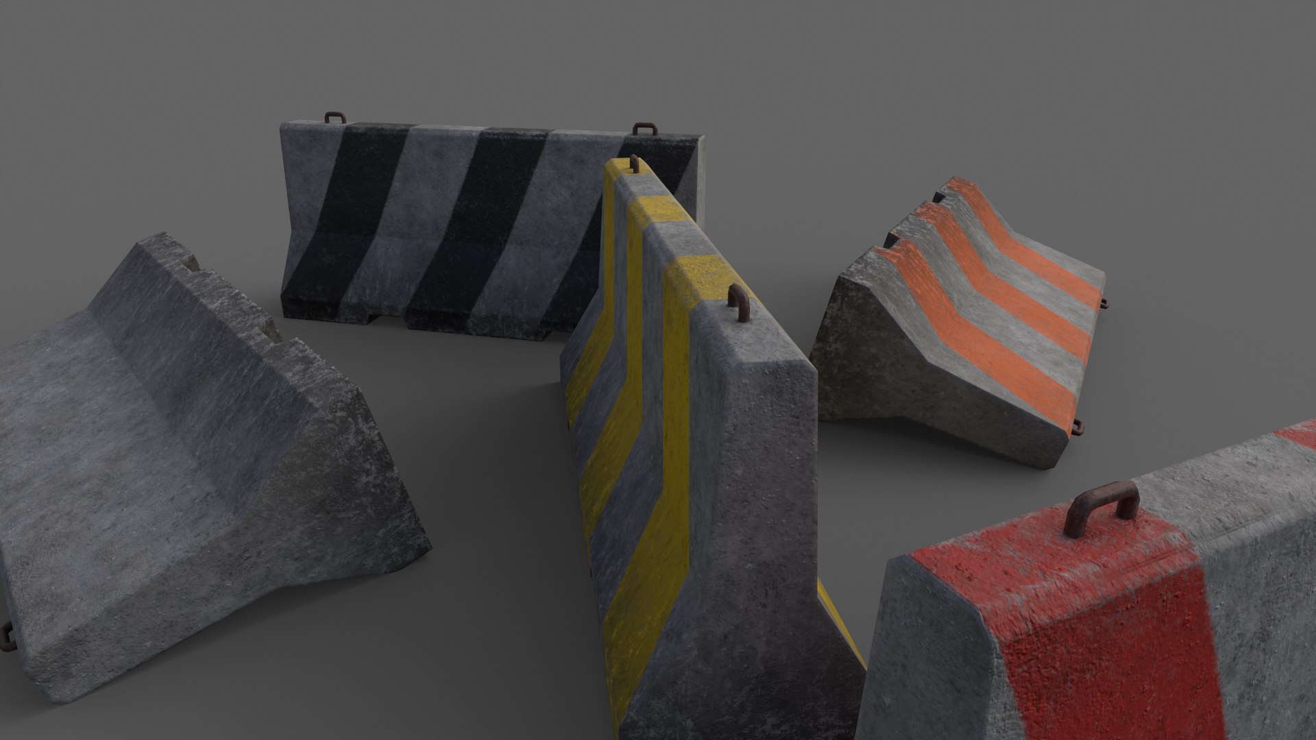 3D PBR Concrete Barrier - Collection https://p.turbosquid.com/ts-thumb/46/35f0ds/ta/90_b/png/1623244969/1920x1080/fit_q87/02102e27f43c2e21900d5a0f4312713f072d88f6/90_b.jpg
