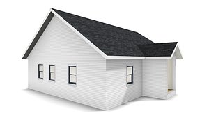 3D bungalow house model