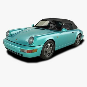 3D model Porsche 911 964 Speedster