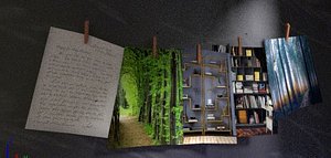 3D trendy wall model