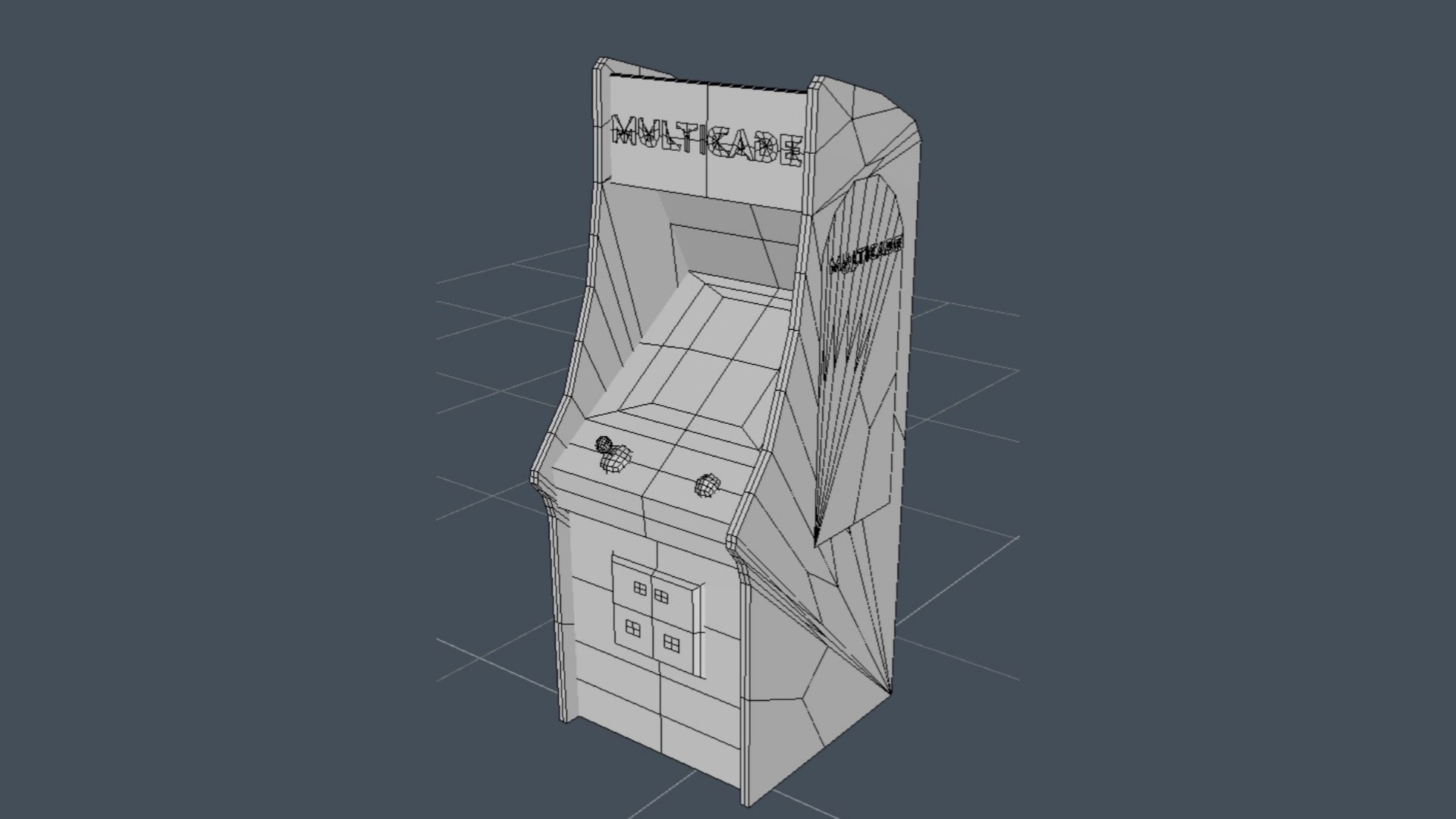 Free 3D Multicade Arcade DING DONG Model - TurboSquid 2209988