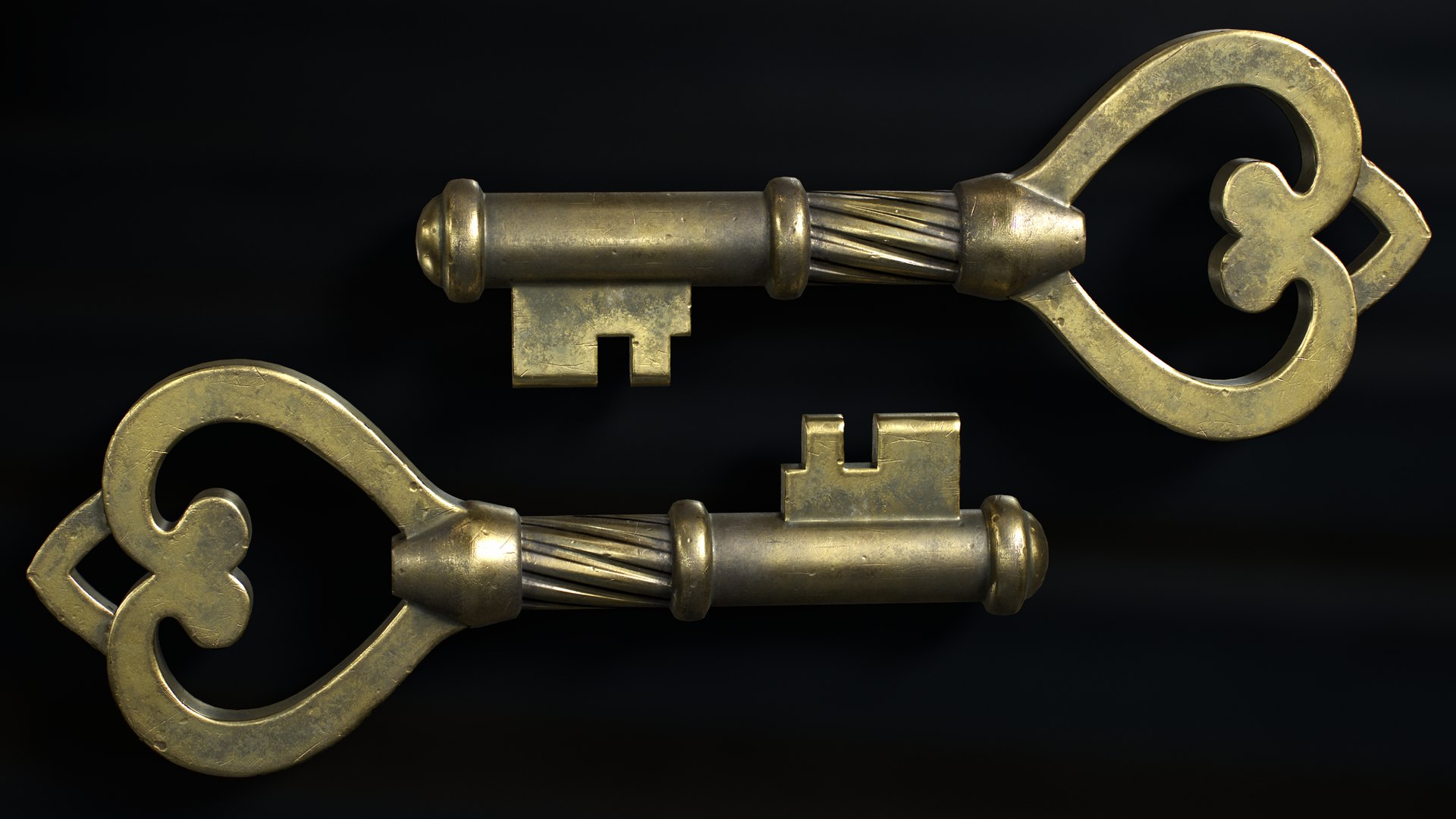 3D Small Vintage Keys Pack - PBR Game Ready Low Poly https://p.turbosquid.com/ts-thumb/46/A9mgPi/wh/tbrender003_fullquality/png/1778018640/1920x1080/fit_q87/16adb64b2cf3aa2f159166279be4ba83738fe8fd/tbrender003_fullquality.jpg