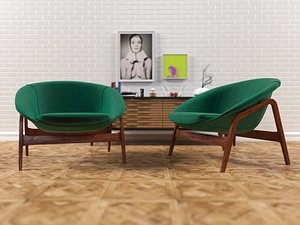 3D model columbus armchair