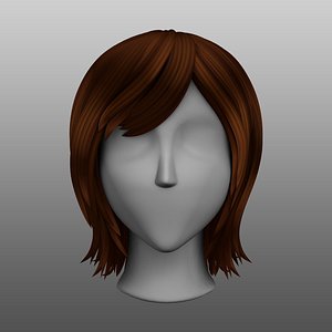 Stylized Medium Length Female Hairstyle