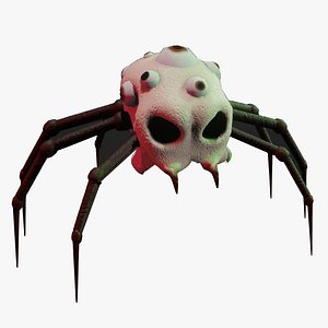 3D SKULL SPIDER 3D model