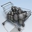 shopping trolley 3d model