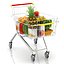 shopping trolley 3d model