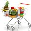 shopping trolley 3d model