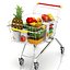 shopping trolley 3d model